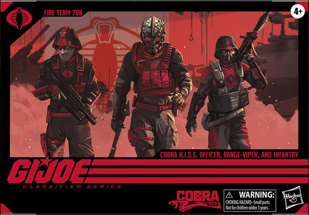 G.I. Joe: Classified Series (6" Action Figures) figure 110 H.I.S.S Fire Team 788 3-pack