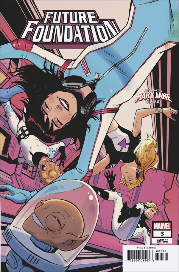 Future Foundation issue 3-B Lee Garbett "Amazing Mary Jane" Cover