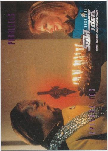 Star Trek: The Next Generation - The Episode Collection Season Seven (Base Set) card 676 Parallels, Episode 163-A