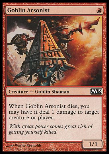 Magic the Gathering: 2013 Core Set (Base Set) card 134 Goblin Arsonist