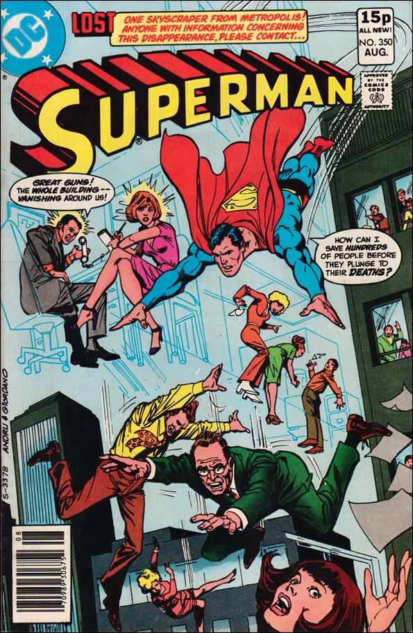 Superman (1939) issue 350-C UK Price Cover
