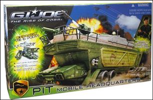 G.I. Joe Movie - The Rise of Cobra Vehicles figure 4 PIT Mobile Headquarters w/ Gen. Hawk