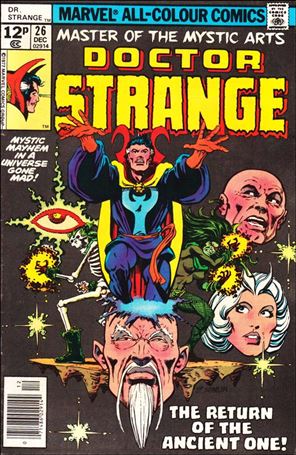 Doctor Strange (1974) issue 26-B UK Price Cover