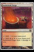 Magic the Gathering: 9th Edition (Base Set) card 318 Battlefield Forge