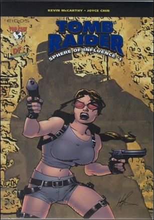 Tomb Raider: Sphere of Influence issue 1-F DF Howard Chaykin Blue Foil Cover