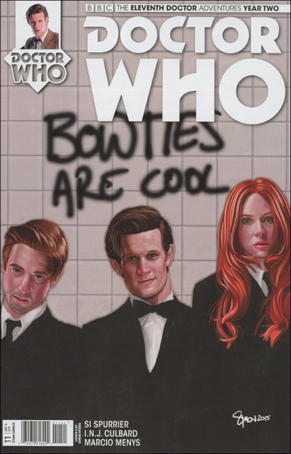 Doctor Who: The Eleventh Doctor Year Two issue 11-D Simon Myers "In the City" Homage Cover 