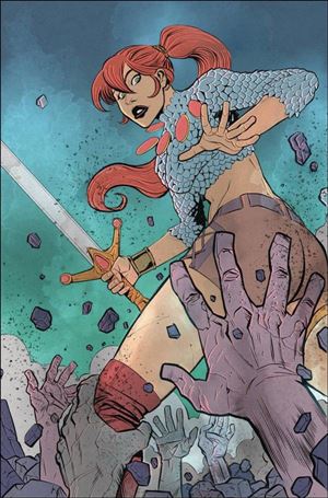 Immortal Red Sonja issue 8-J Jung-Geun Yoon 1:30 Virgin Cover
