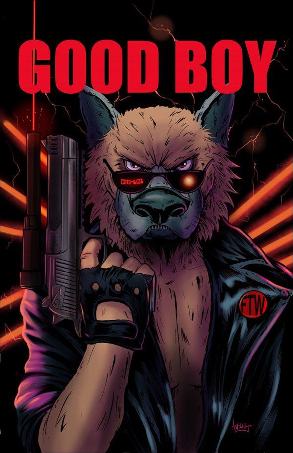 Good Boy issue 3-C Trey Antley Bombardier & Son Cover 1/350