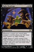 Magic the Gathering: Champions of Kamigawa (Base Set) card 132 Night Dealings