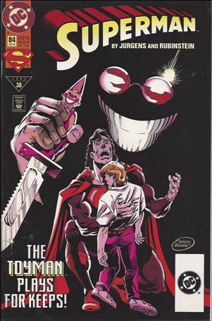 Superman (1987) issue 84-B DC Bullet UPC (2nd Printing)