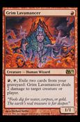 Magic the Gathering: 2012 Core Set (Base Set) card 145 Grim Lavamancer