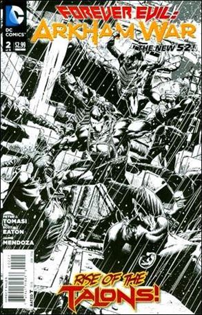 Forever Evil: Arkham War issue 2-B Black and White 1:25 Cover