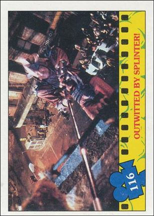 Teenage Mutant Ninja Turtles Movie (Base Set) card 116 Outwitted By splinter!