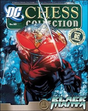 DC Chess Collection (UK) issue 49 Black Manta (Black Pawn)