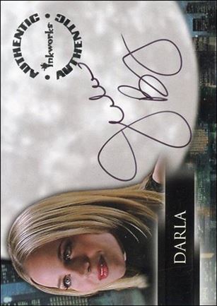 Angel: Season Two (Autograph Subset) card A9 Julie Benz as Darla