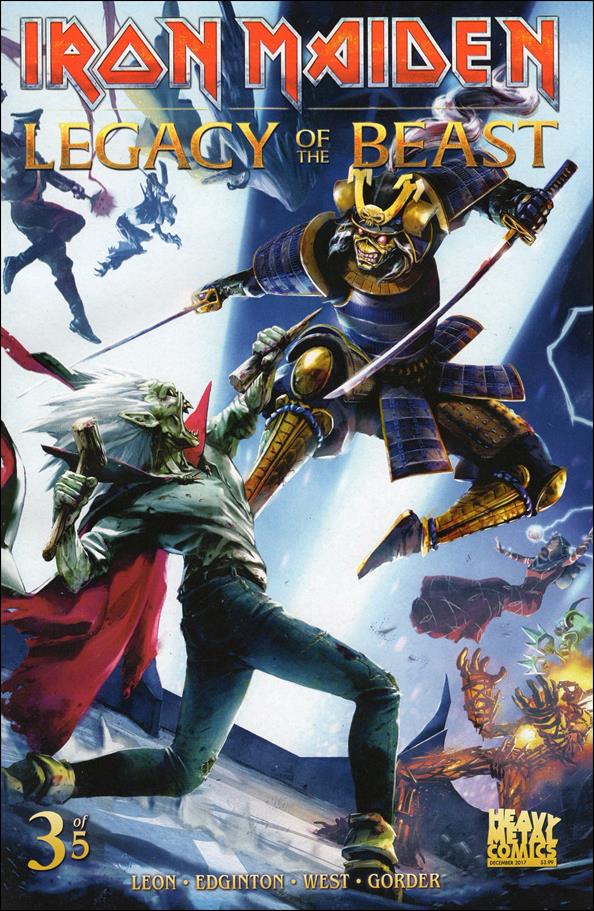 Iron Maiden Legacy of the Beast issue 3-C Jason Gorder Cover