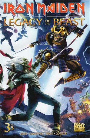 Iron Maiden Legacy of the Beast issue 3-C Jason Gorder Cover
