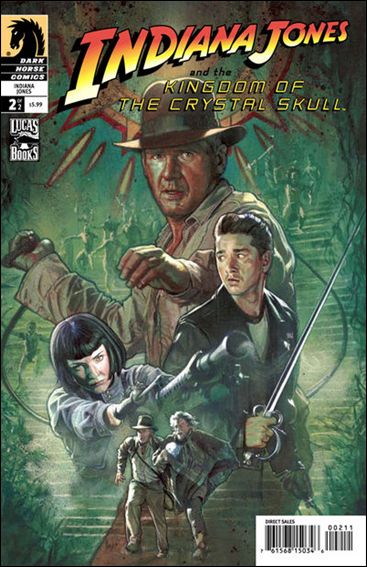 Indiana Jones and the Kingdom of the Crystal Skull issue 2 Hugh Fleming Cover