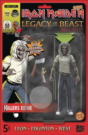Iron Maiden Legacy of the Beast: Night City issue 5-B Incendium Cover