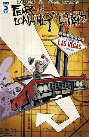 Fear and Loathing in Las Vegas issue 3 Troy Little Cover