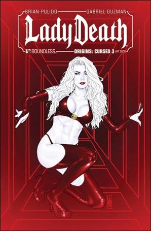 Lady Death Origins: Cursed issue 3-D Art Deco Cover