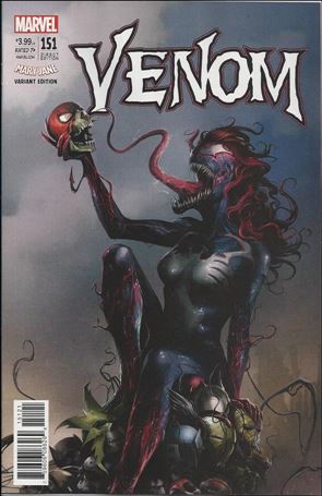 Venom (2017) issue 151-B Francesco Mattina Mary Jane Cover