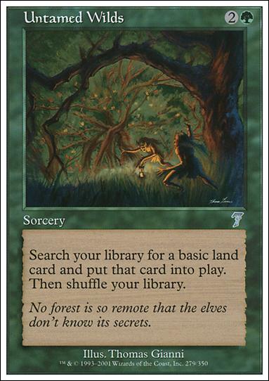 Magic the Gathering: 7th Edition (Base Set) card 279 Untamed Wilds