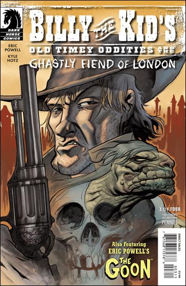 Billy the Kid’s Old Timey Oddities and the Ghastly Fiend of London issue 3 Eric Powell Cover