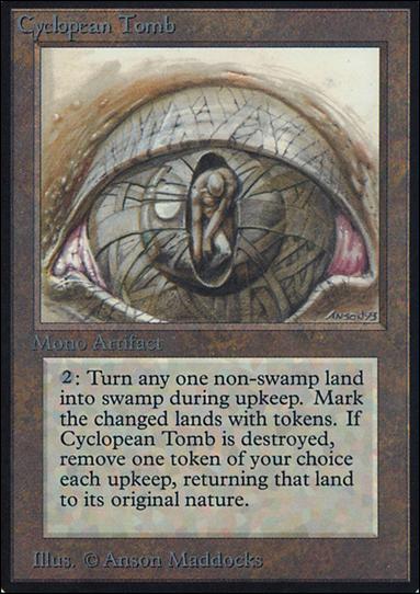 Magic the Gathering: Limited Edition Alpha (Base Set) card 240 Cyclopean Tomb