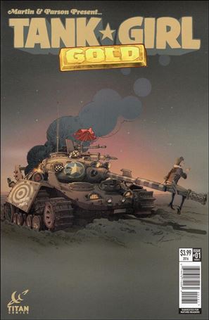 Tank Girl: Tank Girl Gold issue 1-C Andrey Tkachenko Cover