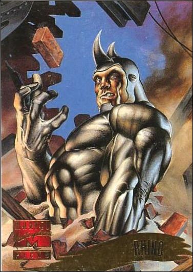 1995 Marvel Masterpieces (Base Set) card 141 Rhino