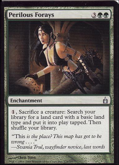 Magic the Gathering: Ravnica (Base Set)  card 176 Perilous Forays