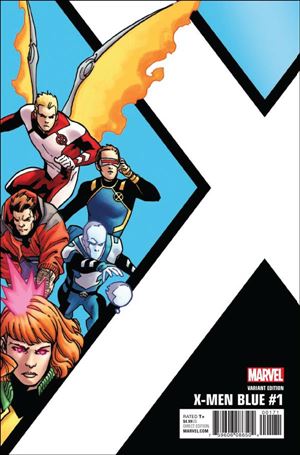 X-Men: Blue issue 1-E Leonard Kirk 1:10 Corner Box Cover