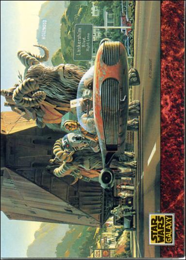 Star Wars Galaxy: Series 1 (Base Set) card 75 "We're Moving!"