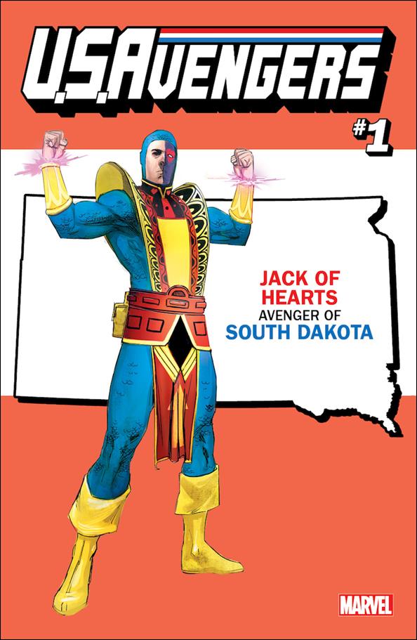 U.S.Avengers issue 1-NQ Rod Reis South Dakota Cover