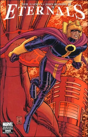 Eternals (2006) issue 5-B John Romita Jr. 1:18 Cover
