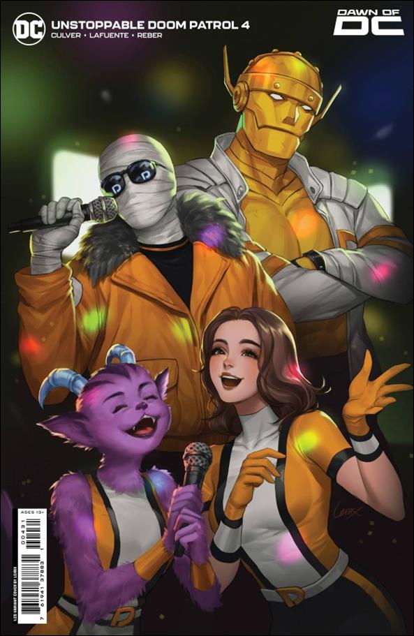 Unstoppable Doom Patrol issue 4-C Leirix 1:25 Cardstock Cover