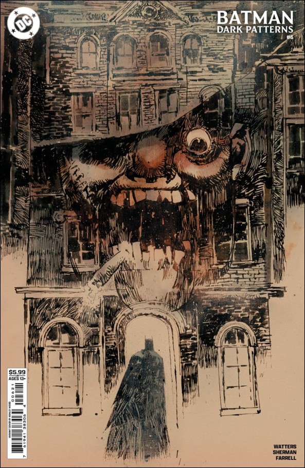 Batman: Dark Patterns issue 6-B Ashley Wood Cardstock Cover