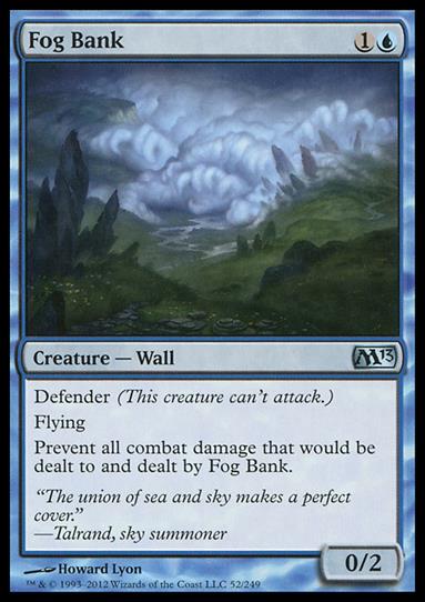 Magic the Gathering: 2013 Core Set (Base Set) card 52 Fog Bank