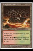 Magic the Gathering: 6th Edition (Base Set) card 326 Karplusan Forest