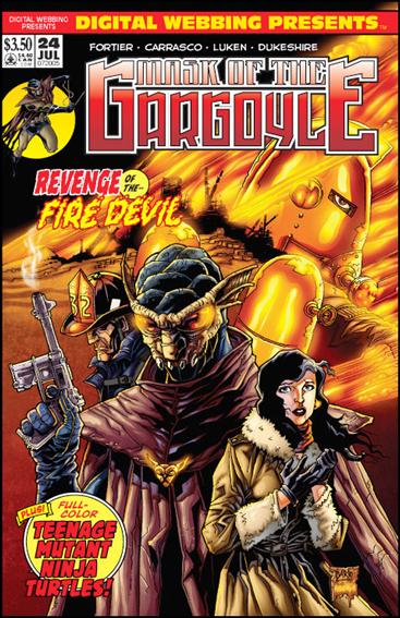 Digital Webbing Presents issue 24 Dario Carrasco "Mask of the Gargoyle" Cover
