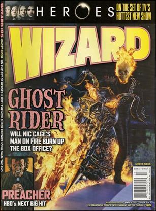 Wizard: The Magazine of Comics, Entertainment and Pop Culture issue 185-B Ghost Rider Photo Cover
