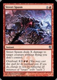 Magic the Gathering: Duel Decks: Izzet vs. Golgari (Base Set) card 30 Street Spasm