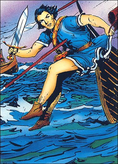 Prince Valiant (Base Set) card 31 Escape to the Sea