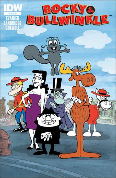 Rocky and Bullwinkle issue 1 Roger Langridge Cover