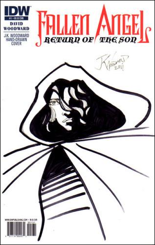 Fallen Angel: Return of the Son issue 1-C J.K. Woodward 1:20 Hand-Drawn Remarqued Cover