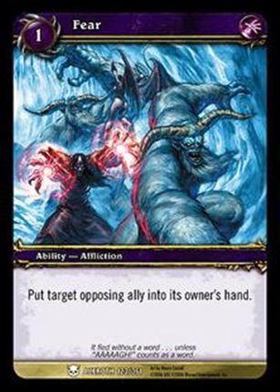 World of Warcraft: Heroes of Azeroth (Base Set) card 123 Fear