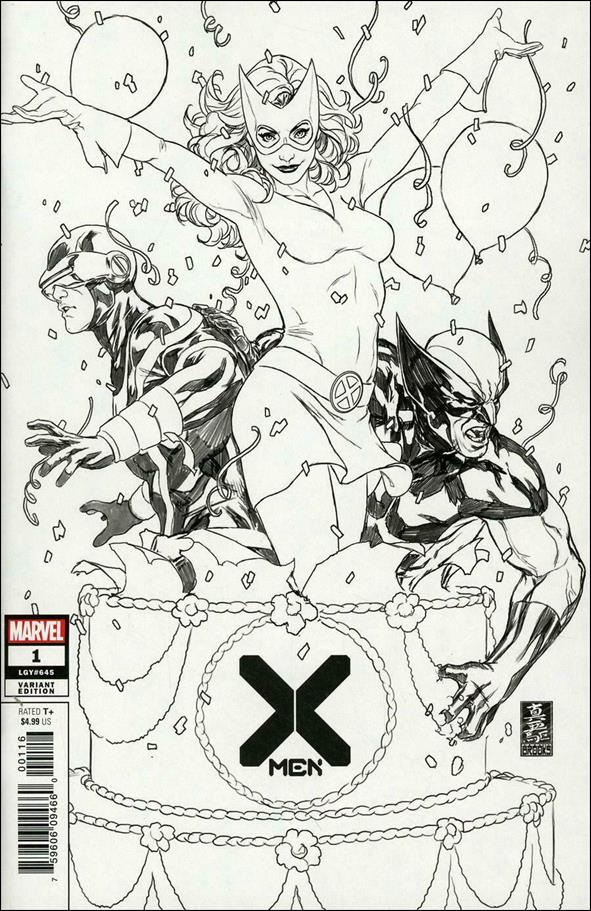 X-Men (2019) issue 1-L Mark Brooks Party Sketch Cover 1/Store