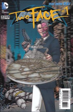 Batman and Robin (2011) issue 23.1-C Two-Face 3D Cover (2nd Printing)