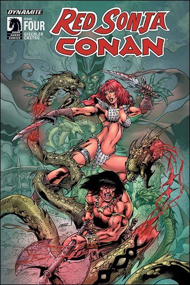 Red Sonja / Conan issue 4-B Roberto Castro Subscription Cover